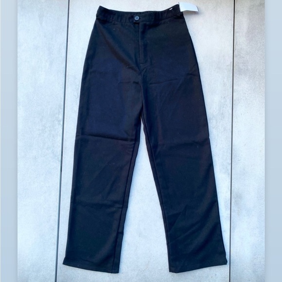 Brandy Melville Black Dress Straight Leg Pants - Picture 1 of 1